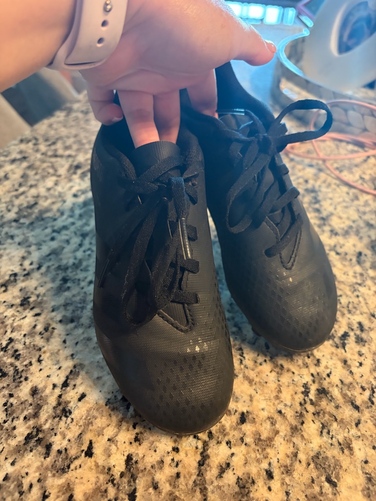 Adidas Kids Black Lace-Up Sneakers